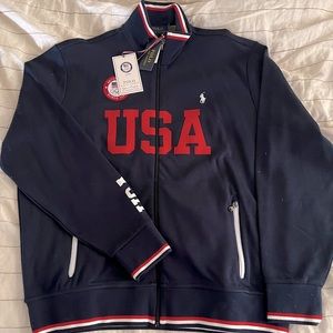 Polo Official Olympic Team Zip Up XL NWT